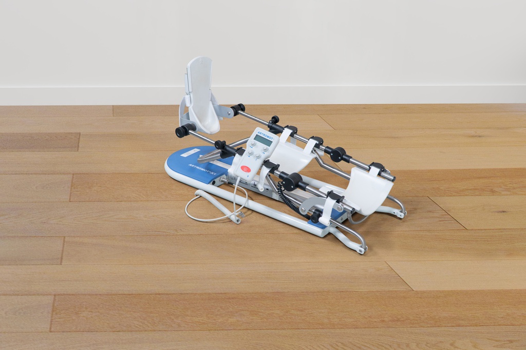 Combinatie CPM-toestel voor knie en heup en Hilotherm koeltoestel