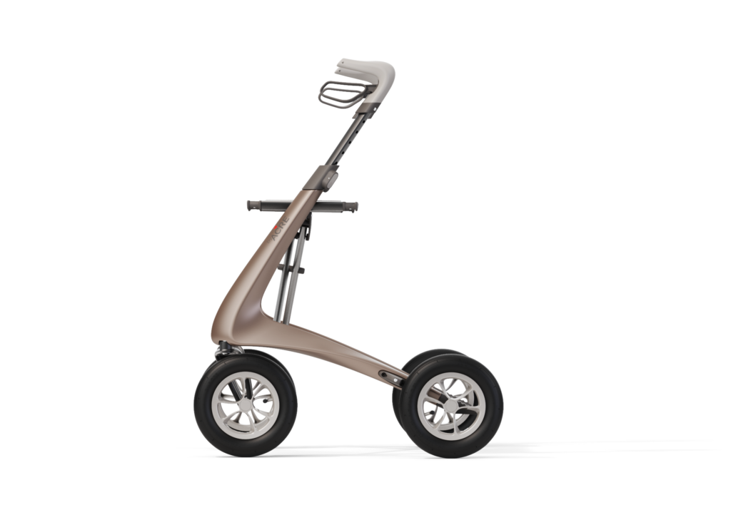 *Carbon Overland 4 wiel rollator (6,7 kg)