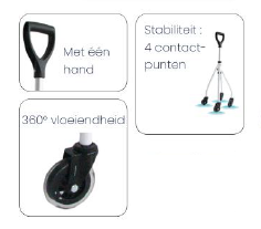 *Wheeleo - Eénhandige loophulp