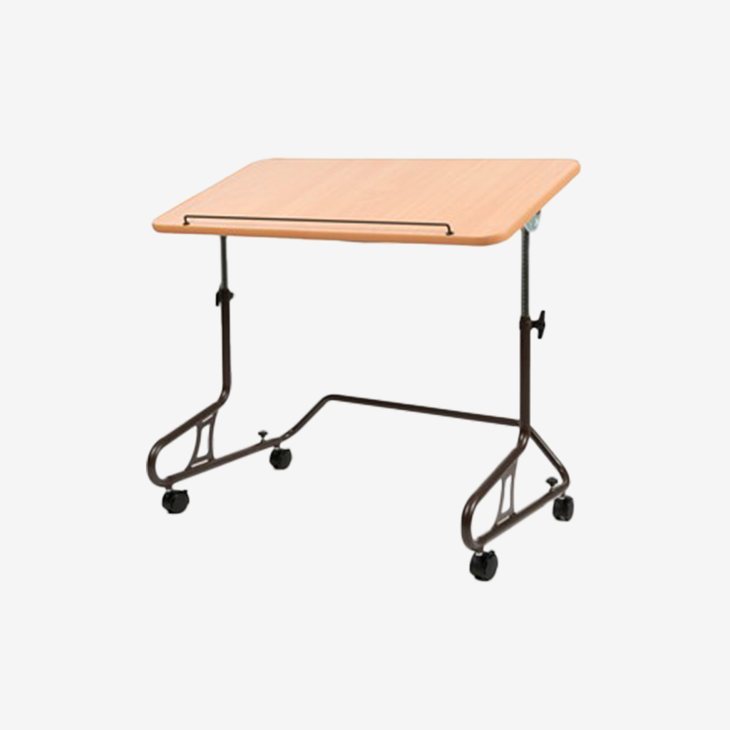 *Table sur roulettes pour fauteuils inclinables et sièges gériatriques 378