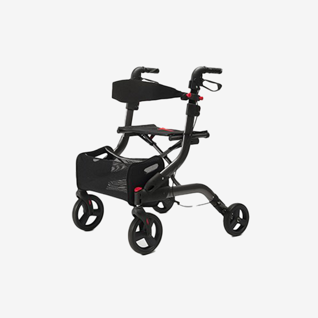 *Four Light 4 Wiel Rollator (8,45 kg)