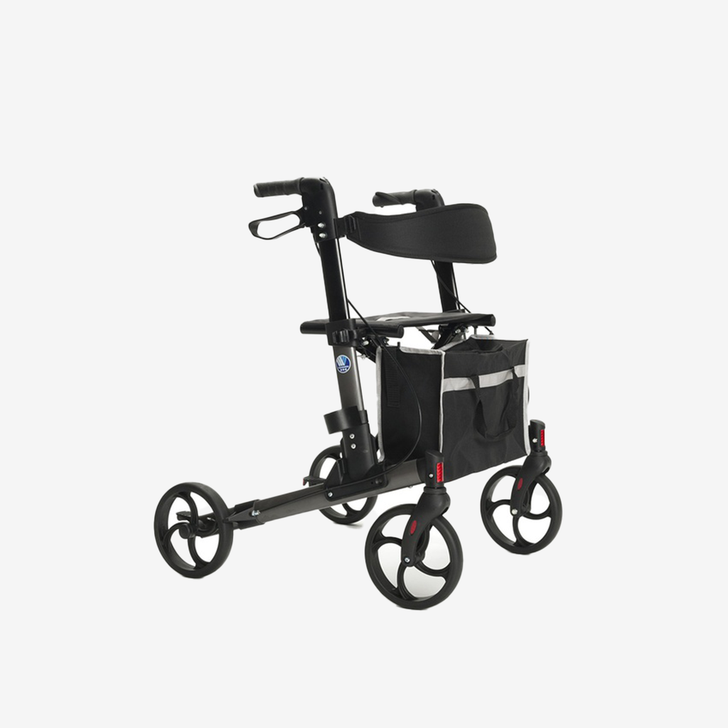 *Quava 4 Wiel Rollator (7,70 kg)