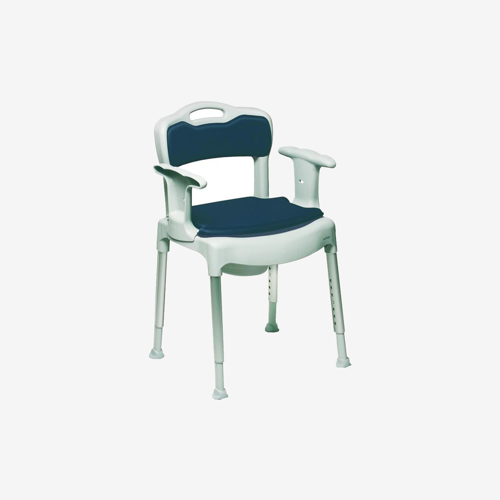 *Chaise d’aisance réglable en hauteur (extra basse : 42 cm)