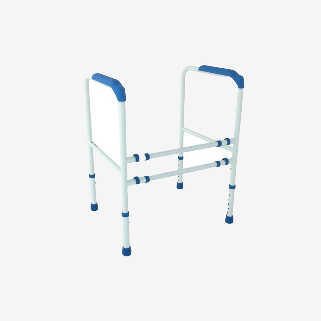 *Cadre de toilette réglable, blanc époxy