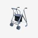 Extra-light, safe walker with pressure brakes