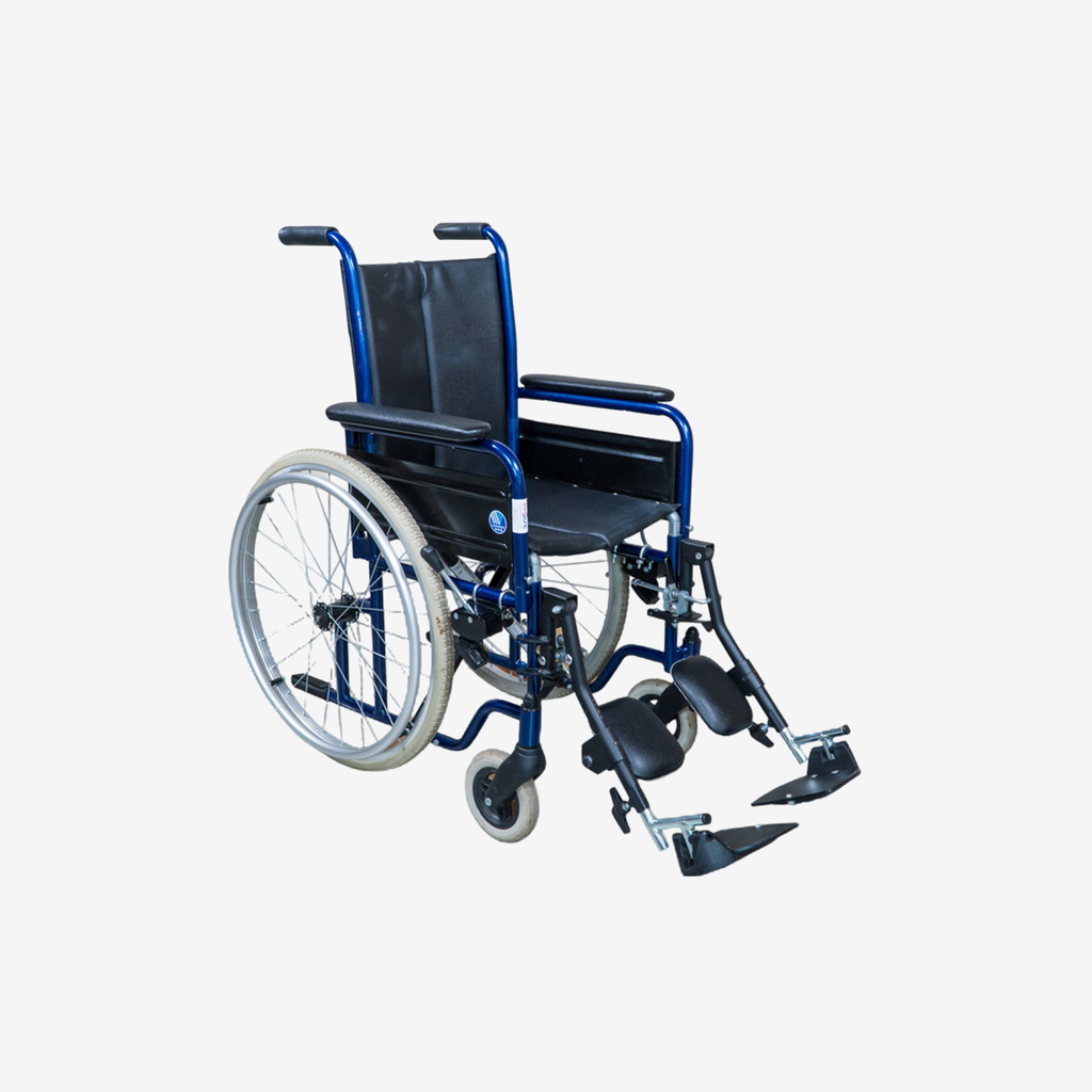 Paediatric wheelchair with leg supports