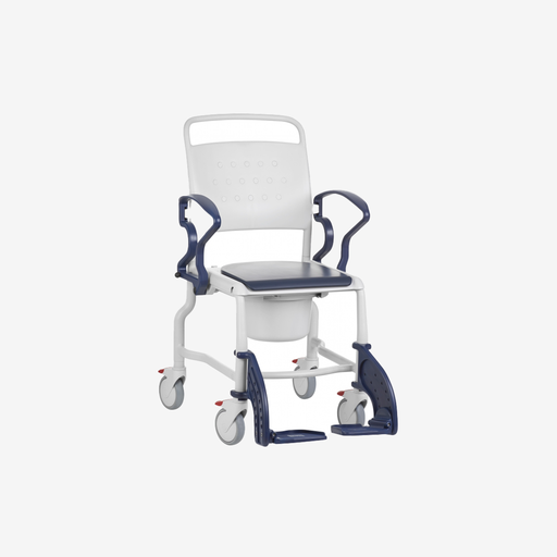 [VK-TLT-033] *Chaise de toilette à roulettes, y compris seau de toilette Bonn1