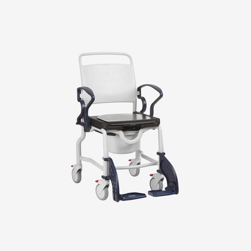 [VK-TLT-004] *Chaise de douche et de toilette sur roulettes, y compris seau de toilette Berlin