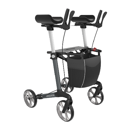 [061.376] *Rollator met onderarmsteunen Navigator, Large, Anthraciet