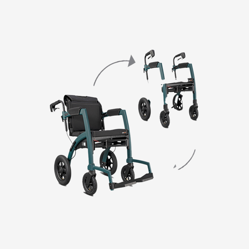 *Rollz Motion 2 in 1 rollator en rolstoel