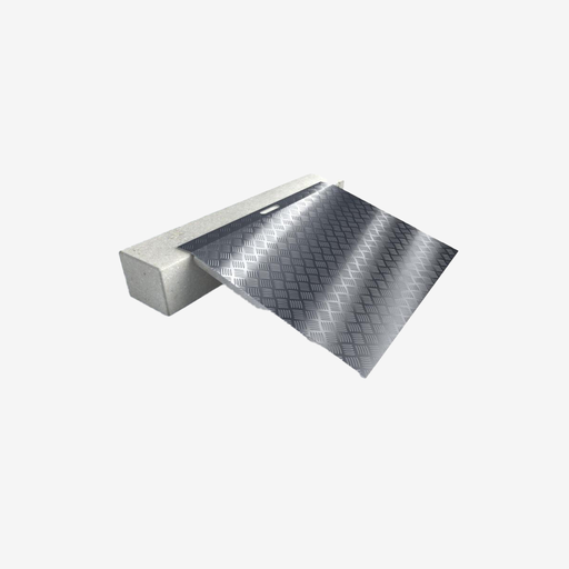 [VK-WON-008] *Aide au seuil en aluminium - longueur 78 CM - hauteur 5 à 15 cm